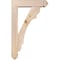 Ekena Millwork Olympic Arts and Crafts Smooth Bracket w/ Offset Brace, Douglas Fir, 5 1/2"W x 20"D x 32"H BKT0604X20X32OLY03SDF - alternate 4